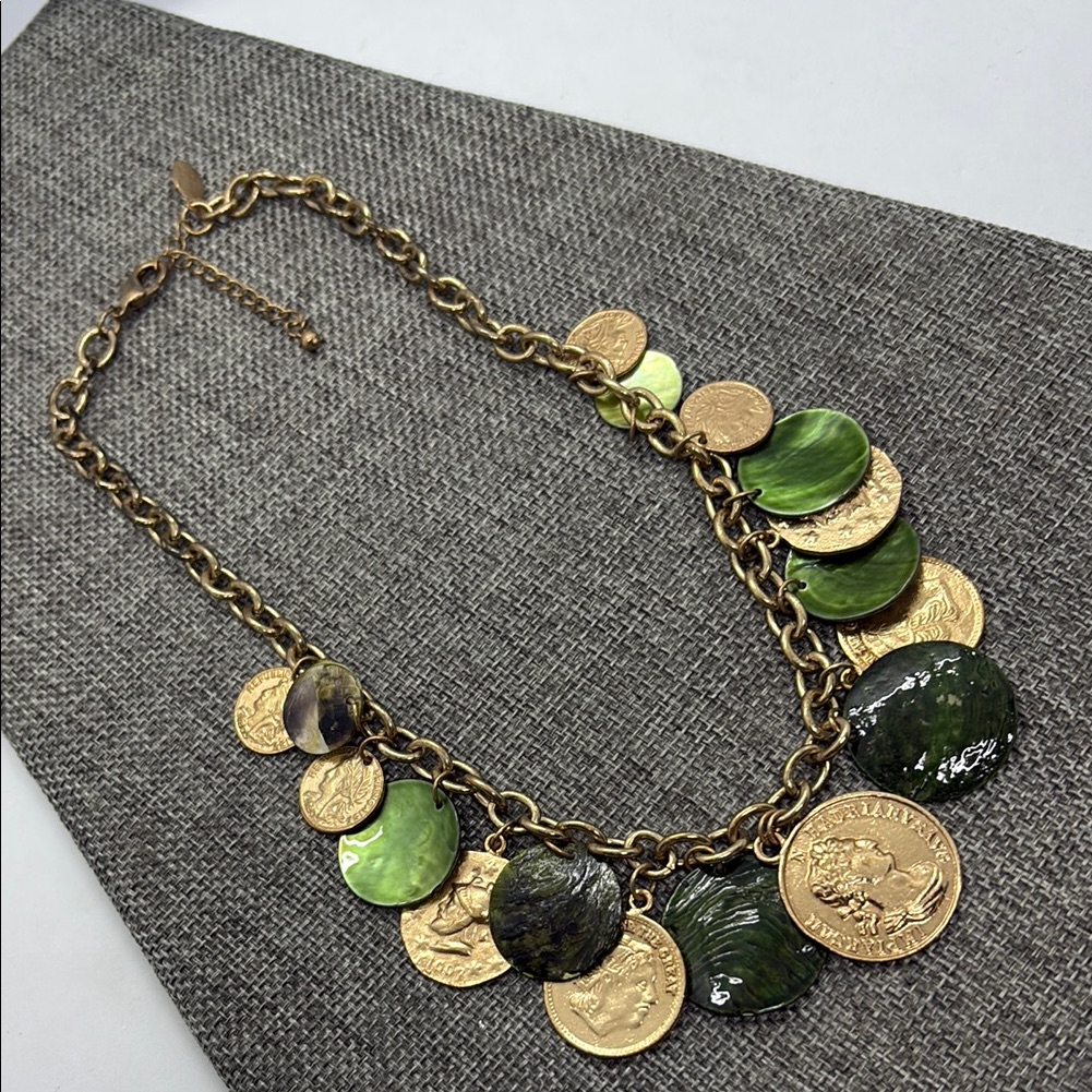 Laila Rowe Shell And Coin Necklace